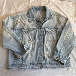Distressed Jean Jacket